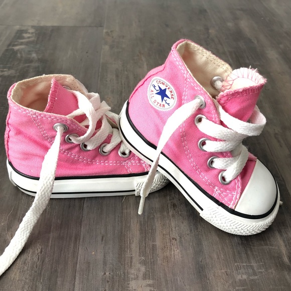 Converse Other - Pink Converse High Tops